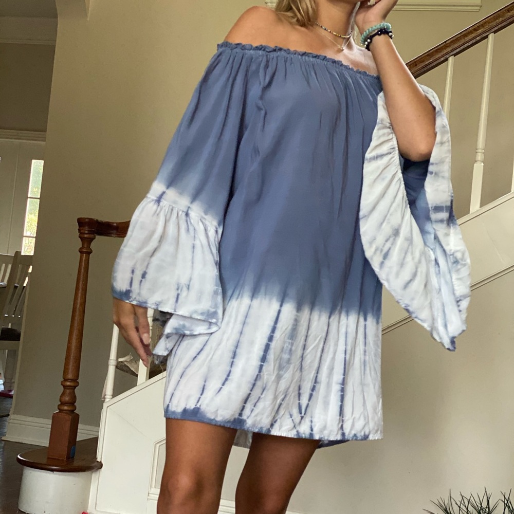 Off the shoulder Boho Ombré Dress